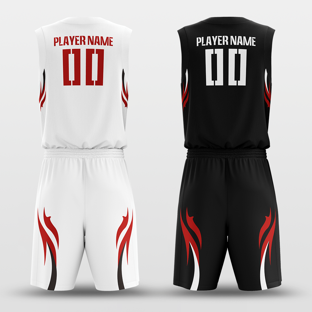 Shadowflame - Customized Reversible Sublimated Basketball Set