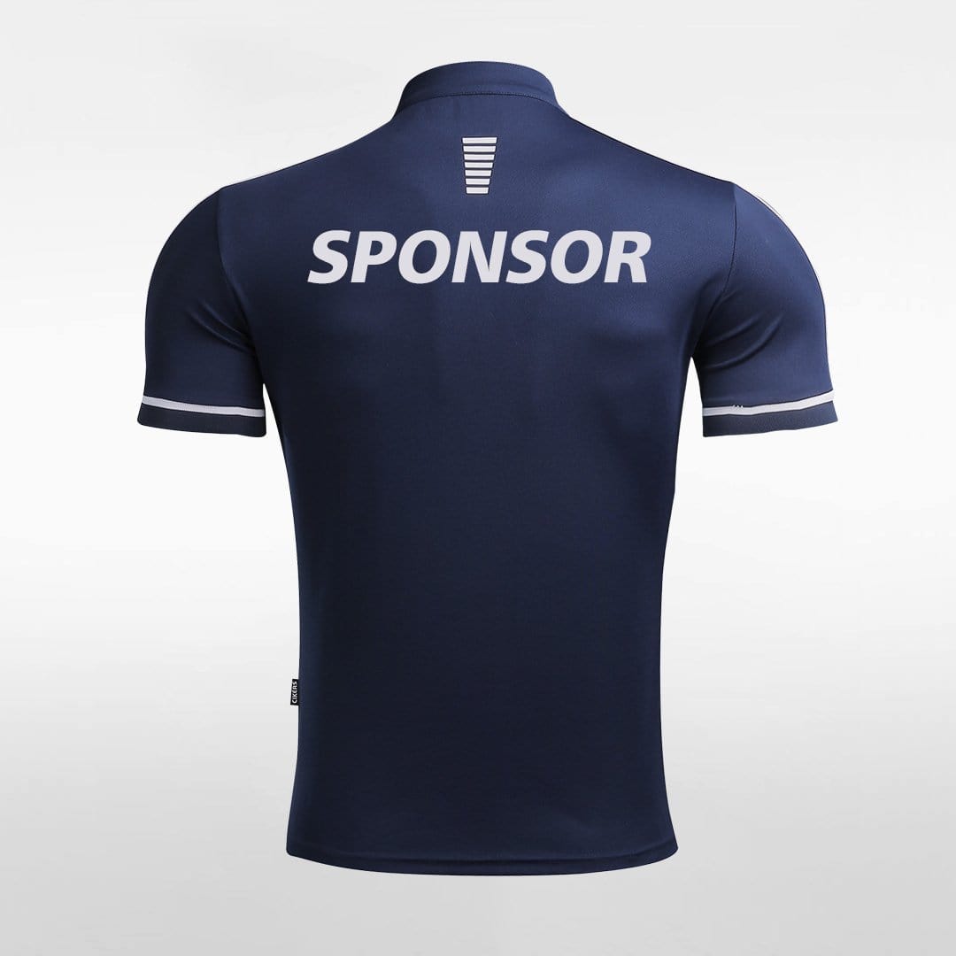 Adult Stand Collar Polo Shirt