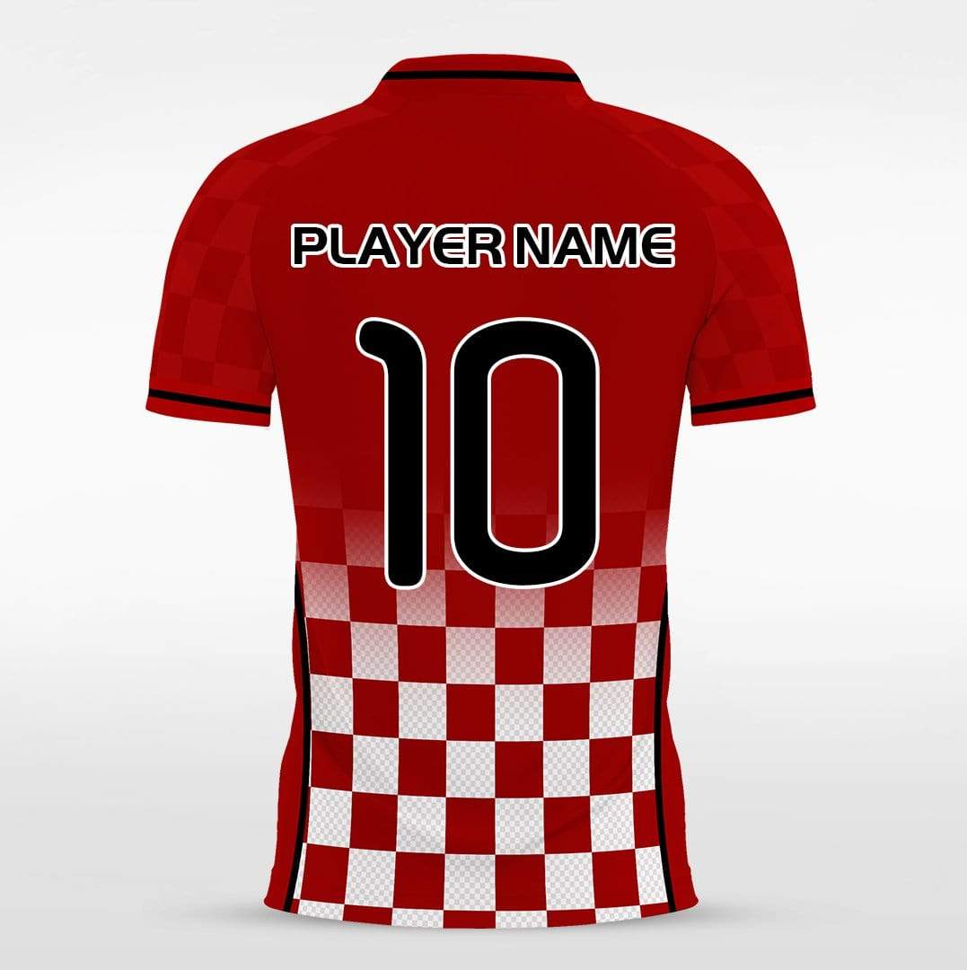 Cardinal - Customized Men's Sublimated Football Jersey