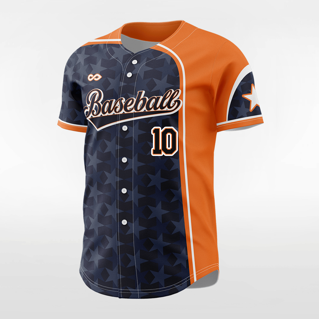 Classic5 - Customized Men's Sublimated Button Down Baseball Jersey