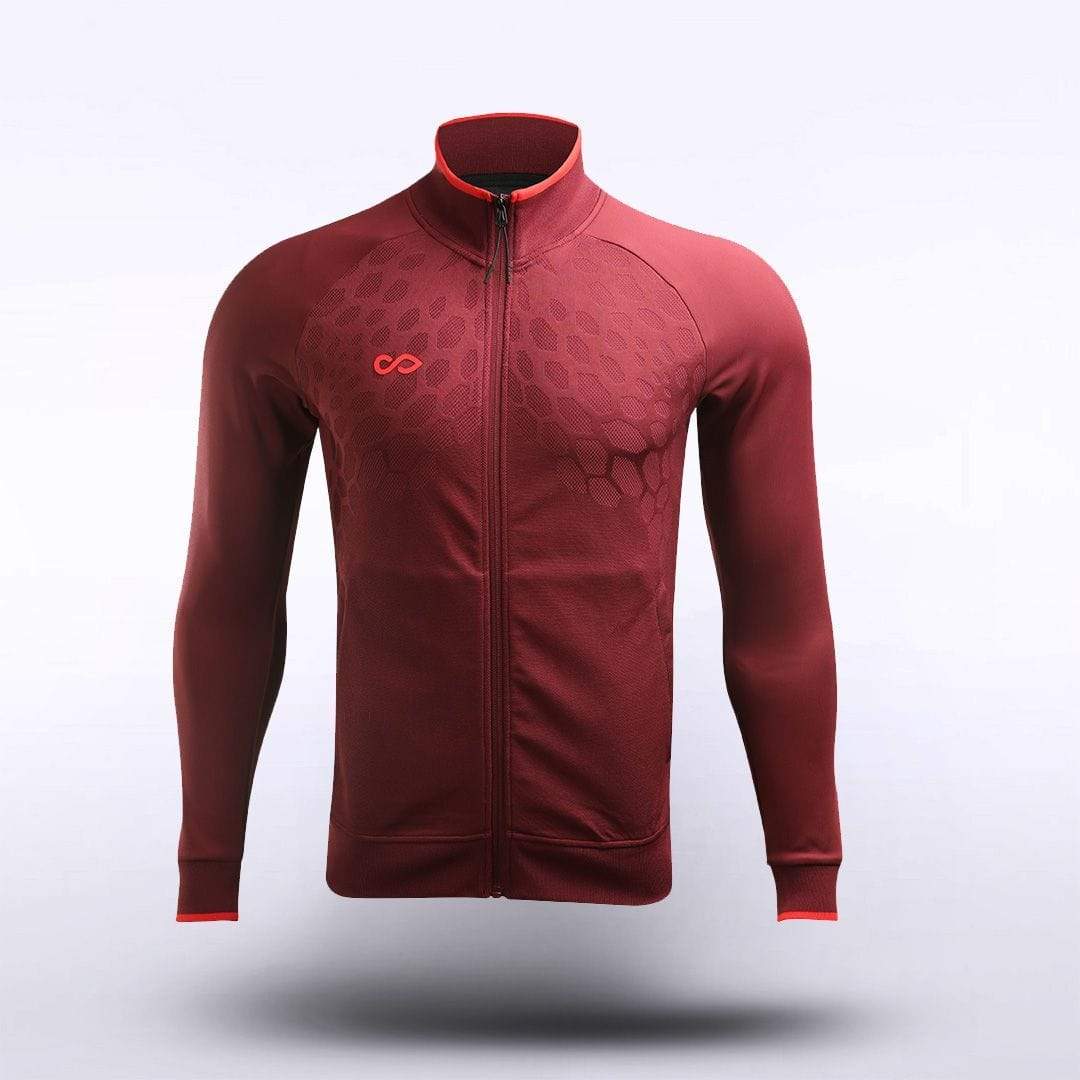 Customized Adult Jacquard Weave Full-Zip Jacket