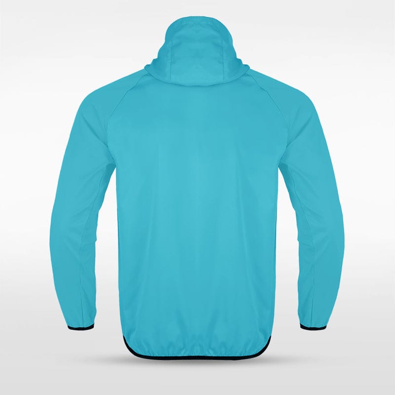 Historic Greek - Customized Men's Sublimated Full-Zip Waterproof