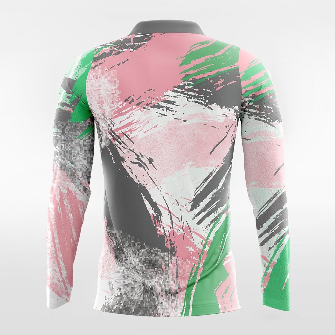 Pop Camouflage 5 - Customized Men's Sublimated Long Sleeve Football Jersey