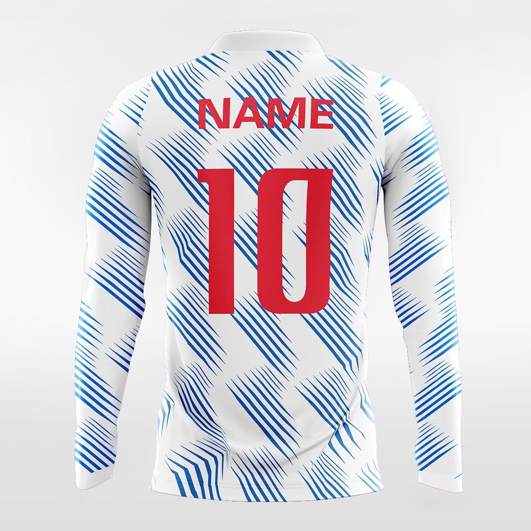 Retro ¢ñ - Customized Men's Sublimated Long Sleeve Football Jersey