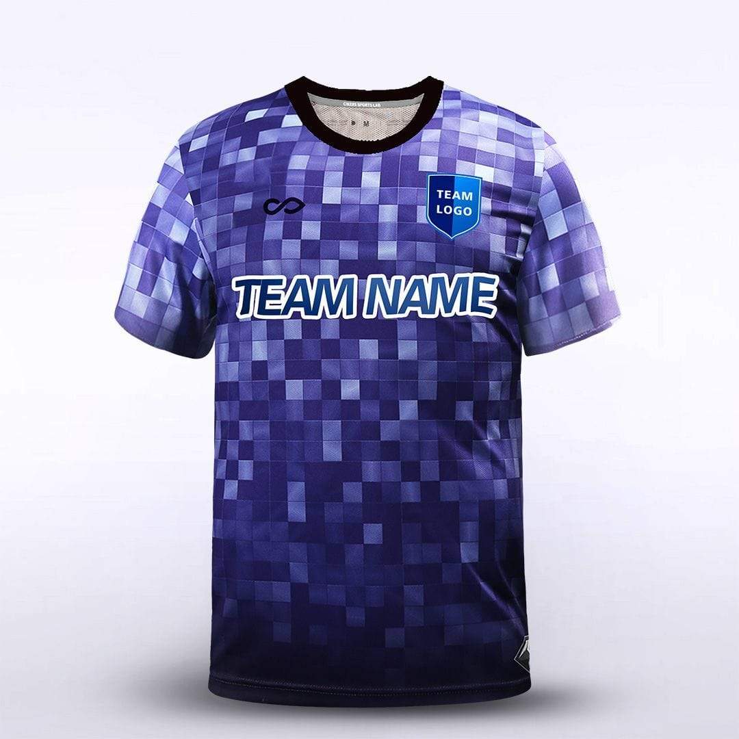 Pixel Mosaic - Customized Kid's Sublimated Football Jersey