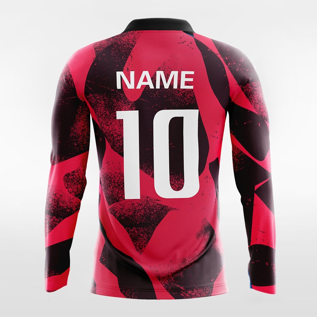 Pop Camouflage 3 - Customized Men's Sublimated Long Sleeve Football Jersey