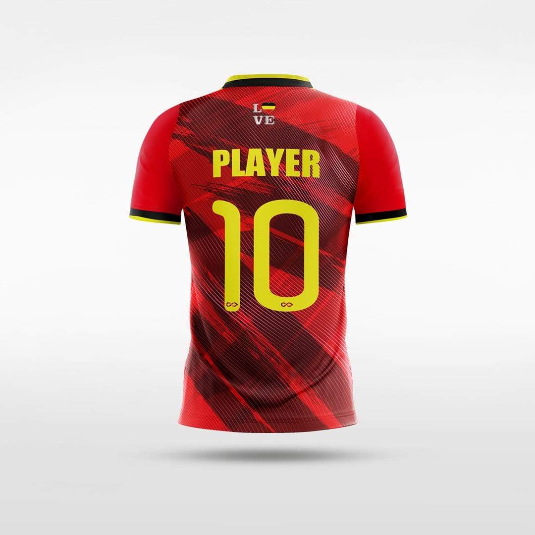 Team Belgium - Customized Kid's Sublimated Football Jersey