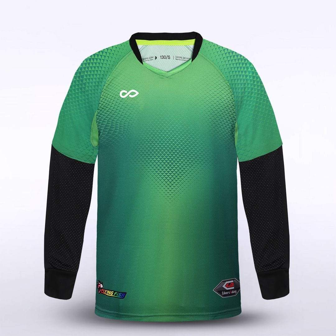 Flying Fish - Customized Kids Long Sleeve Goalkeeper Jersey