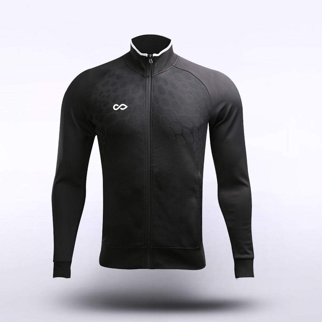 Customized Adult Jacquard Weave Full-Zip Jacket