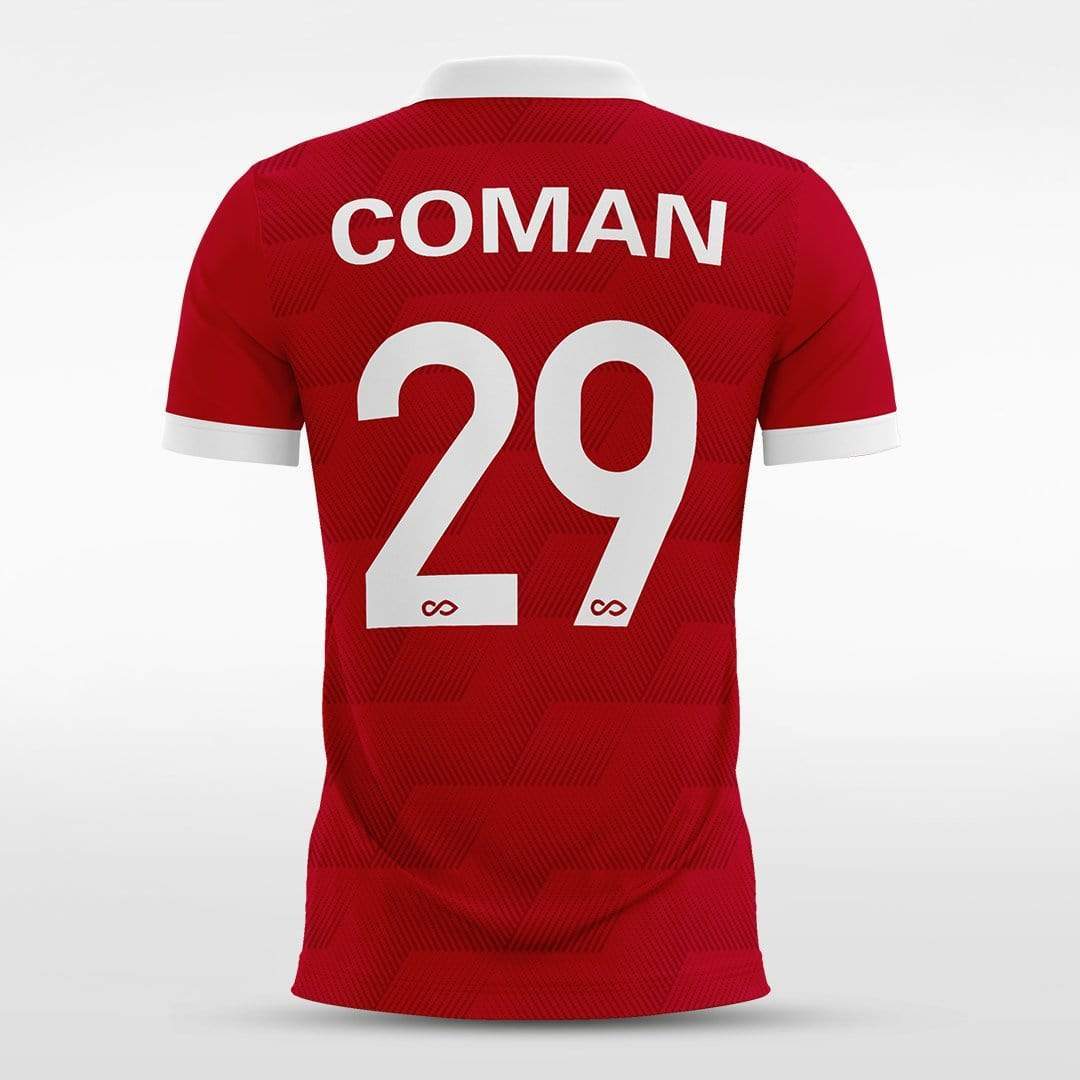 Die Roten - Customized Men's Sublimated Football Jersey