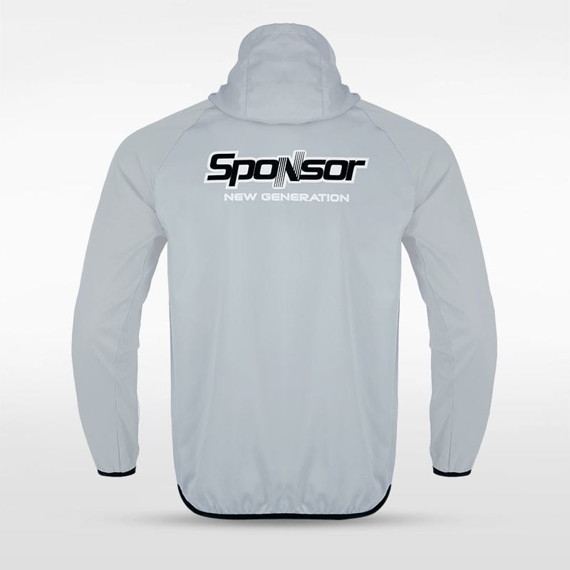 Historic Greek - Customized Men's Sublimated Full-Zip Waterproof