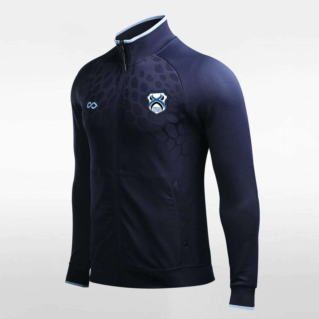 Customized Adult Jacquard Weave Full-Zip Jacket