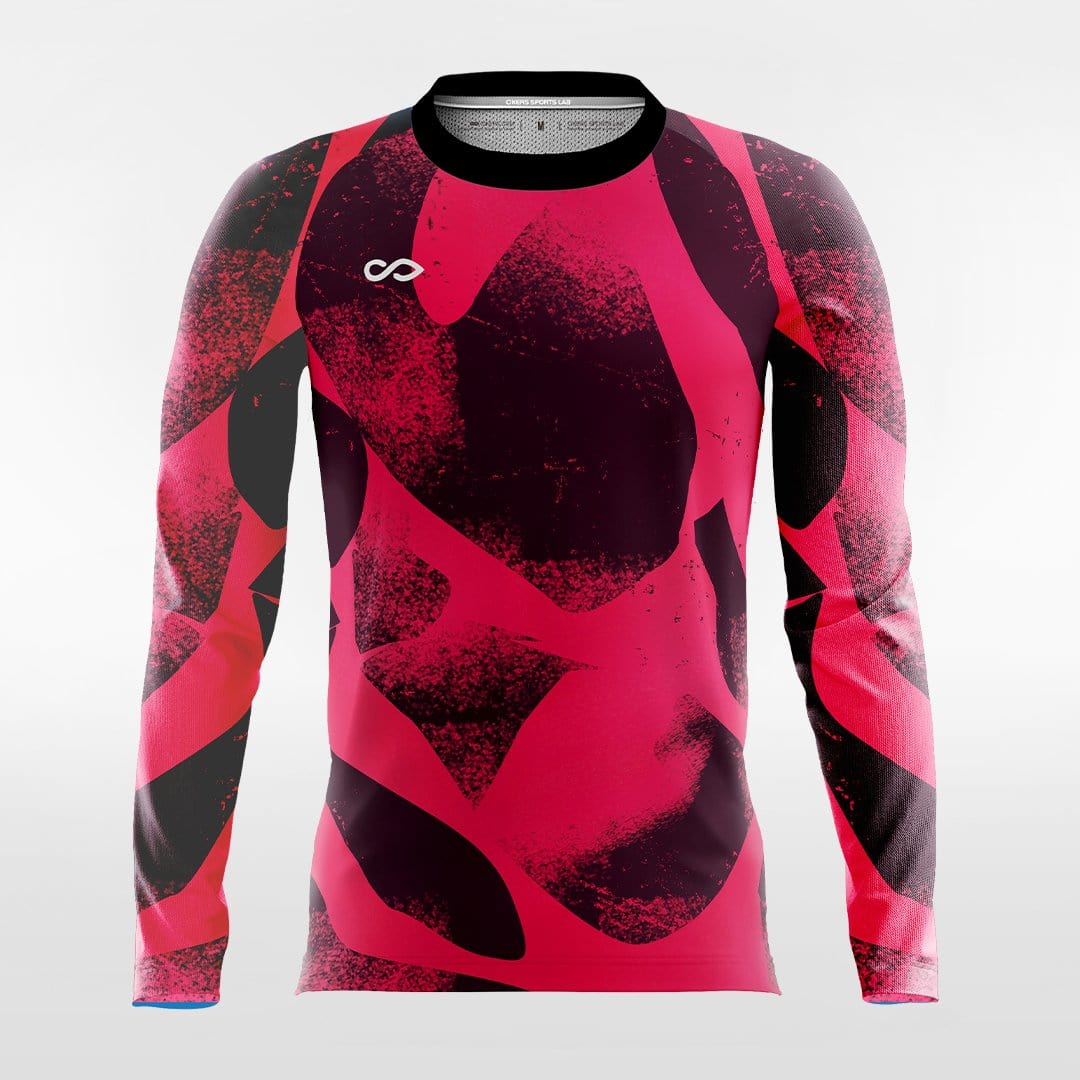 Pop Camouflage 3 - Customized Men's Sublimated Long Sleeve Football Jersey