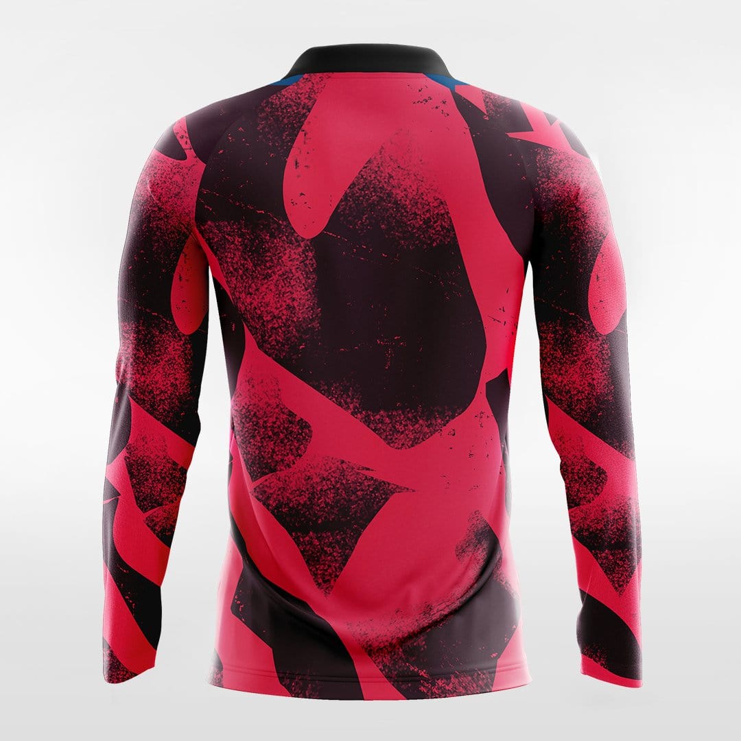 Pop Camouflage 3 - Customized Men's Sublimated Long Sleeve Football Jersey