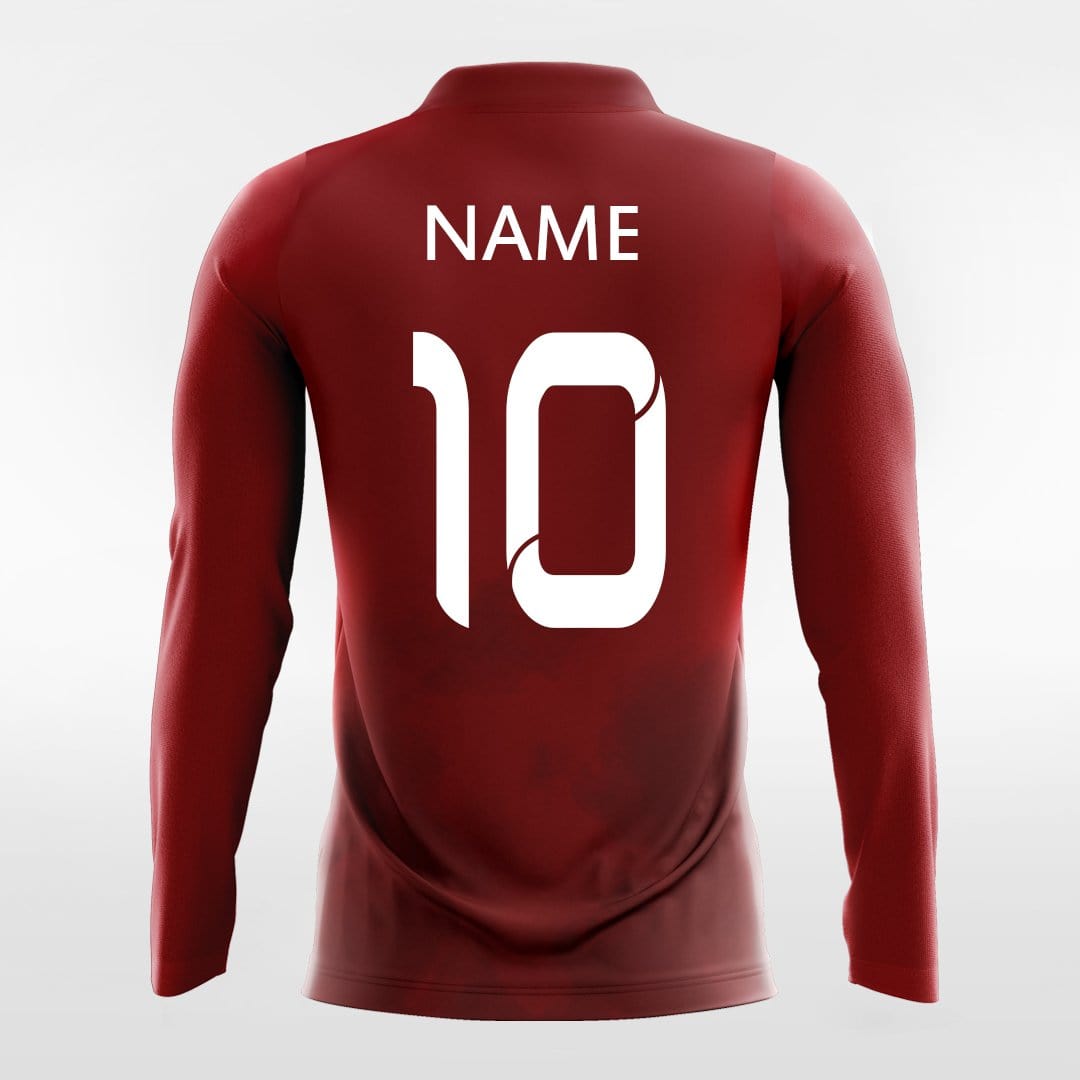 Mist - Customized Men's Sublimated Long Sleeve Football Jersey