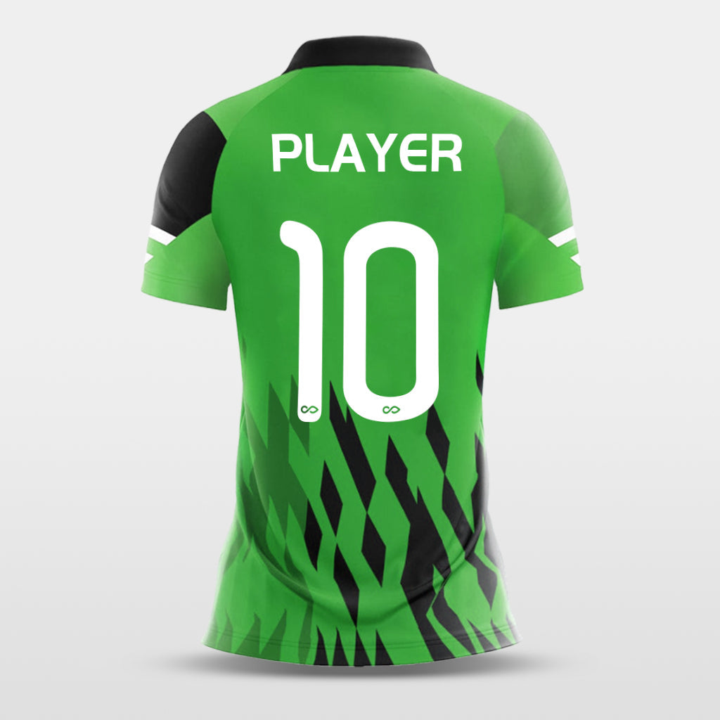 Pixel Fire - Customized Women's Sublimated Football Jersey