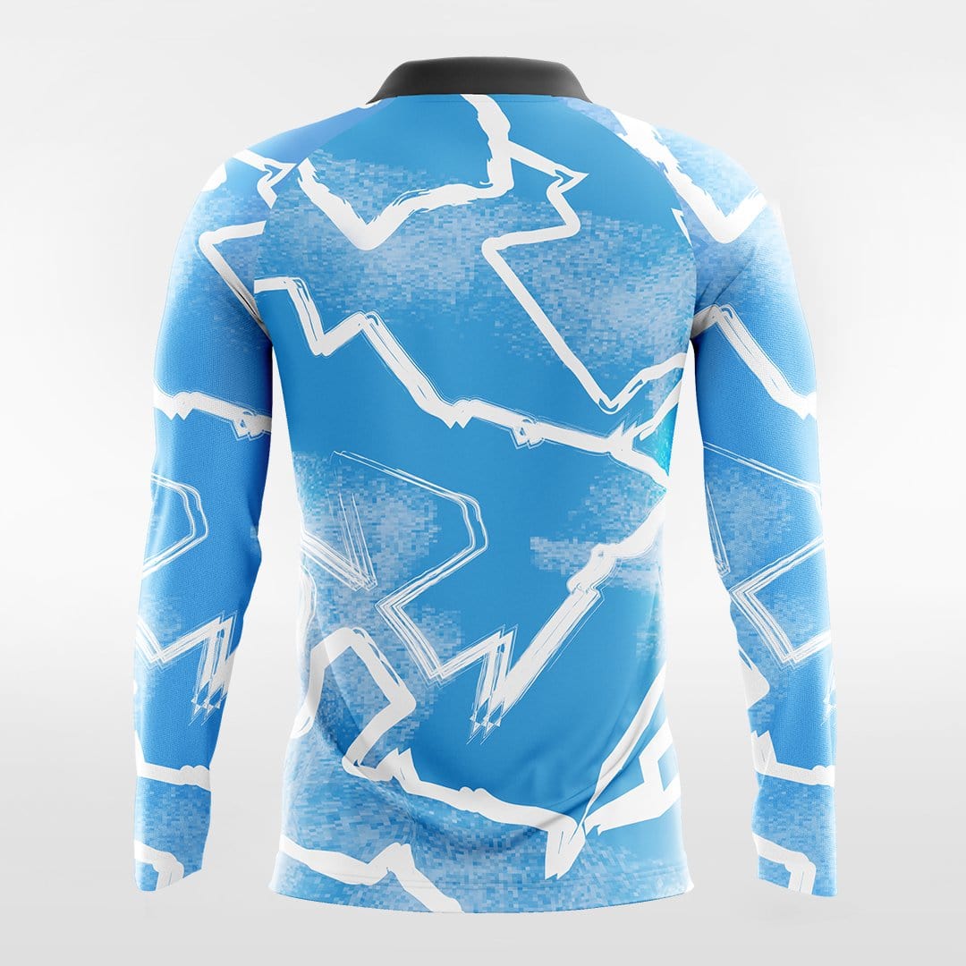 Pop Camouflage 4 - Customized Men's Sublimated Long Sleeve Football Jersey