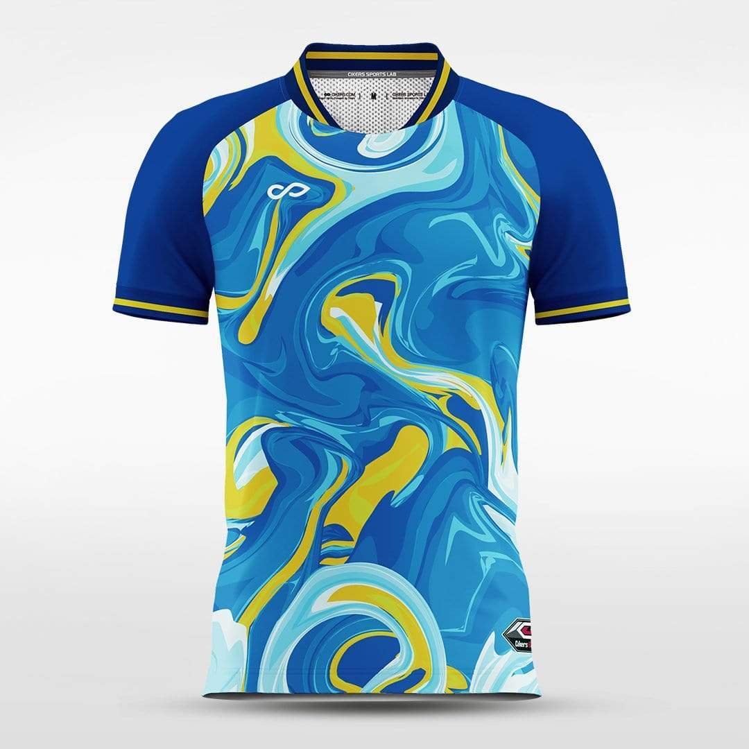 Lava - Customized Men's Sublimated Football Jersey