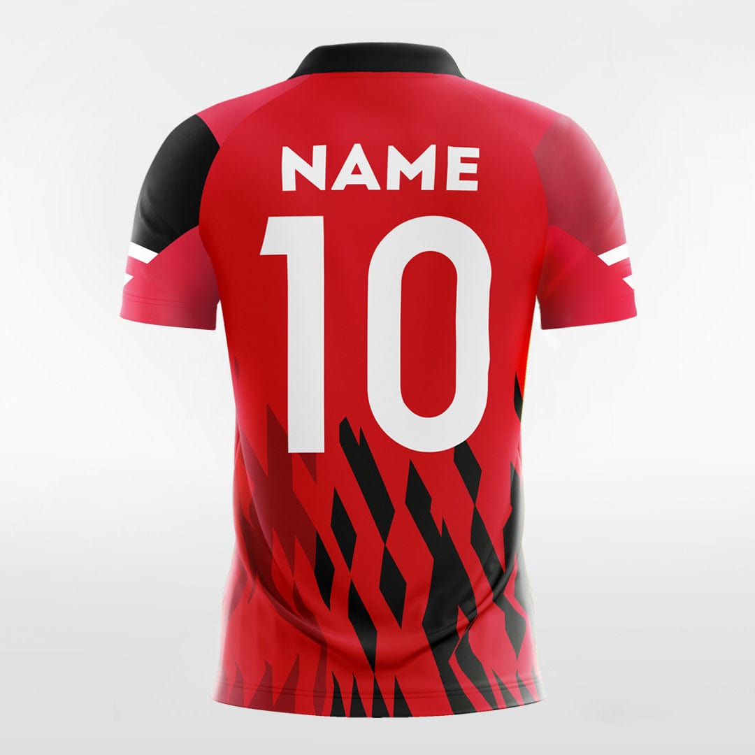 Pixel Fire - Customized Men's Sublimated Football Jersey