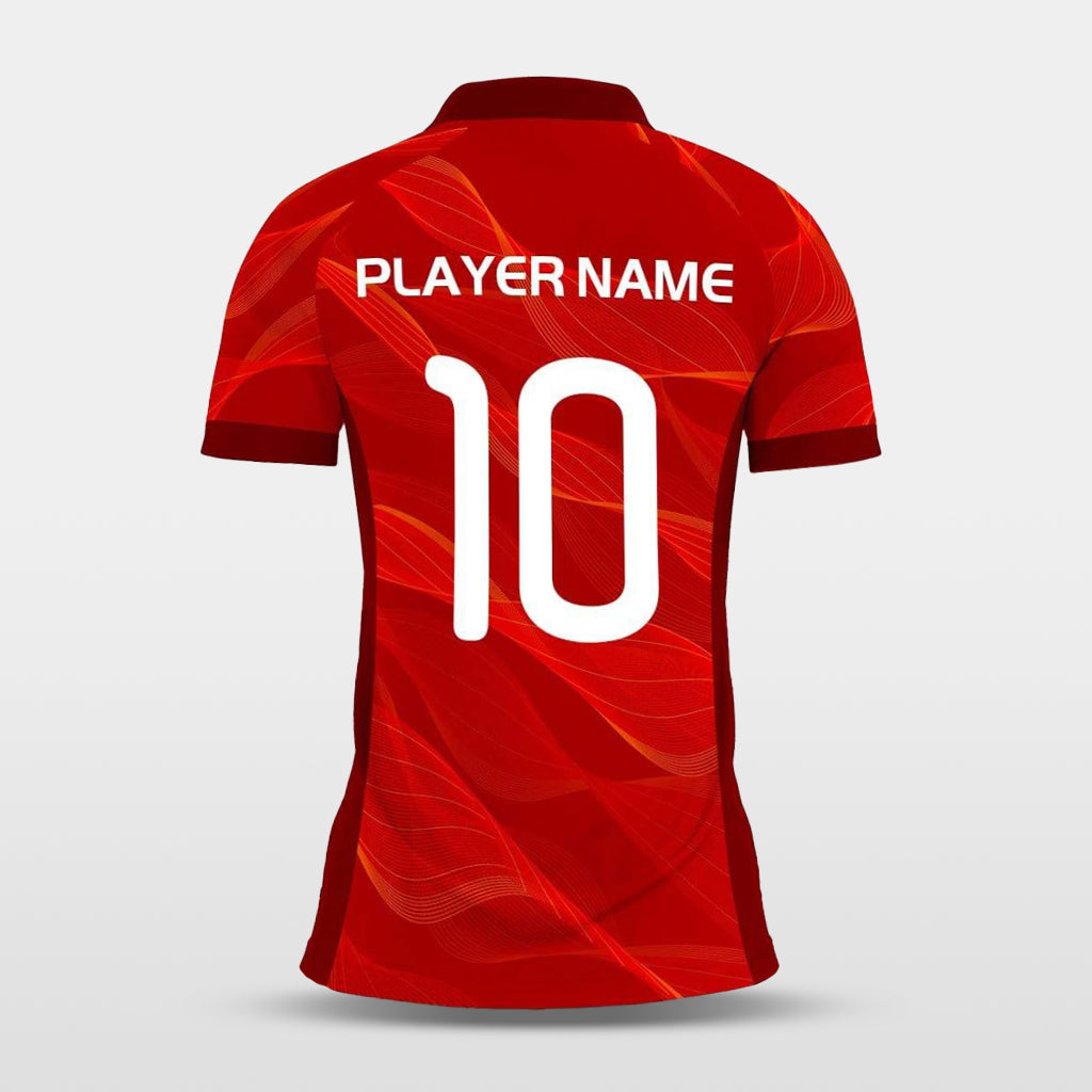 Streamer - Customized Women's Sublimated Football Jersey