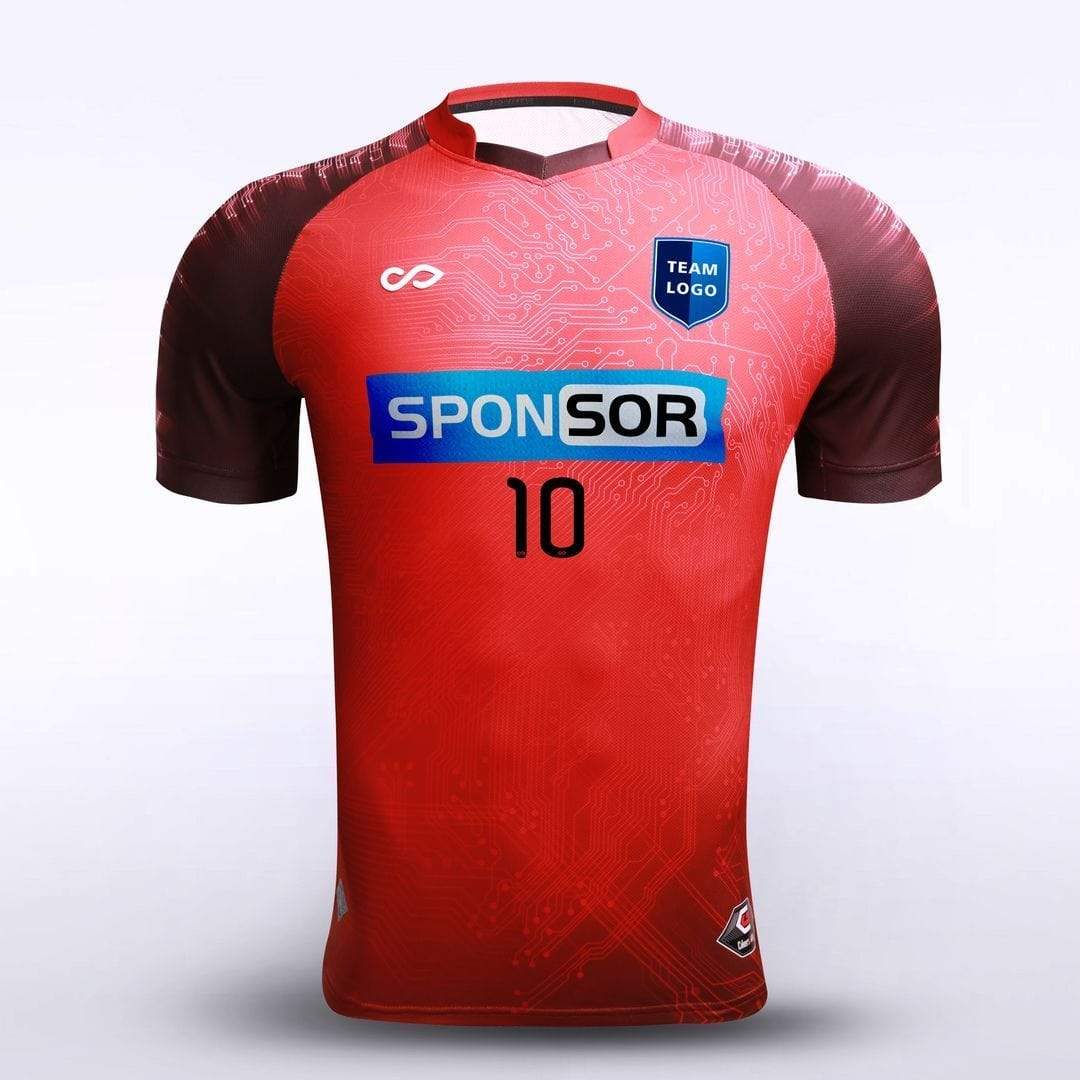 Artificial Intelligence -Customized Men's Football Jersey - Transfer Print