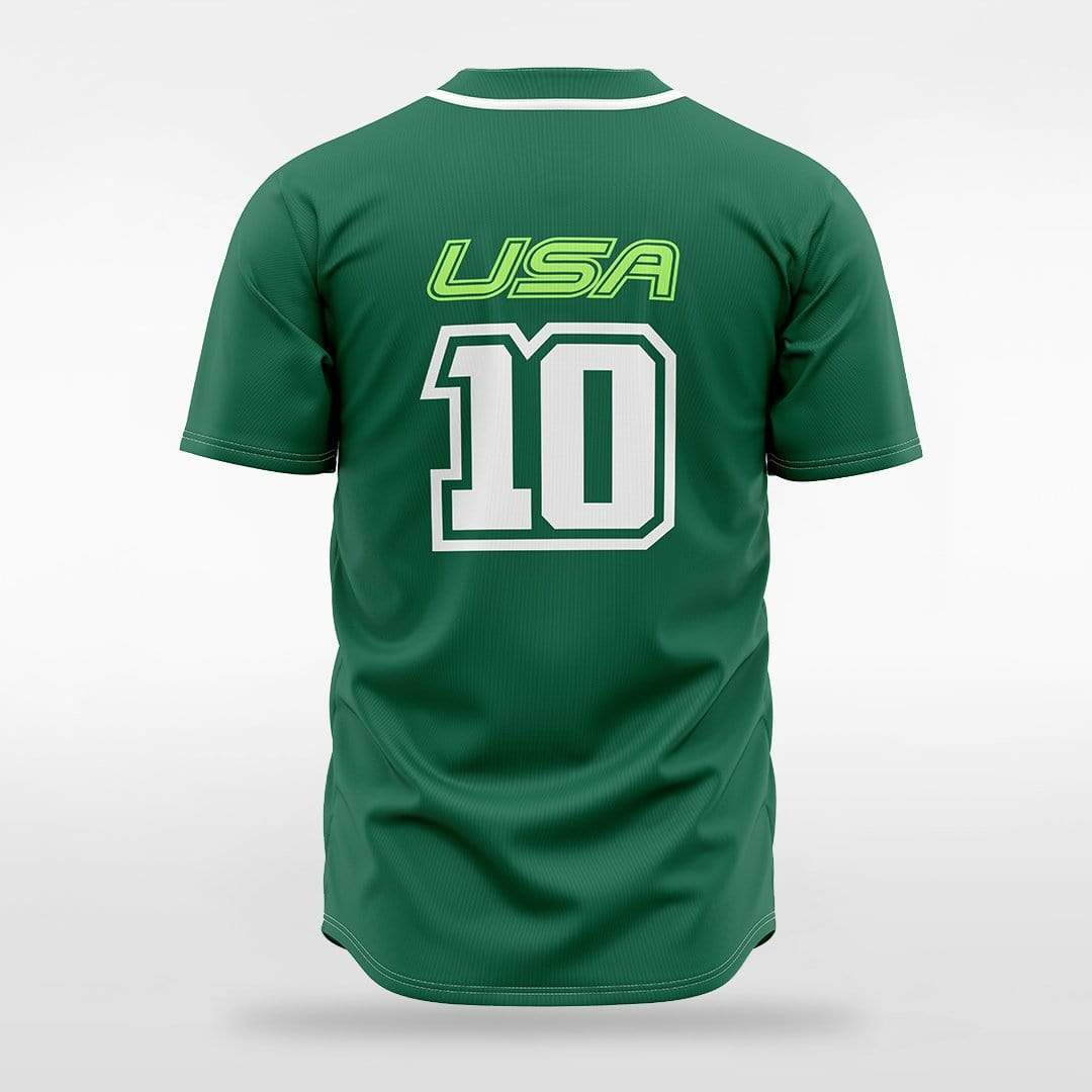 Electron - Customized Men's Sublimated Full-Button Baseball Jersey