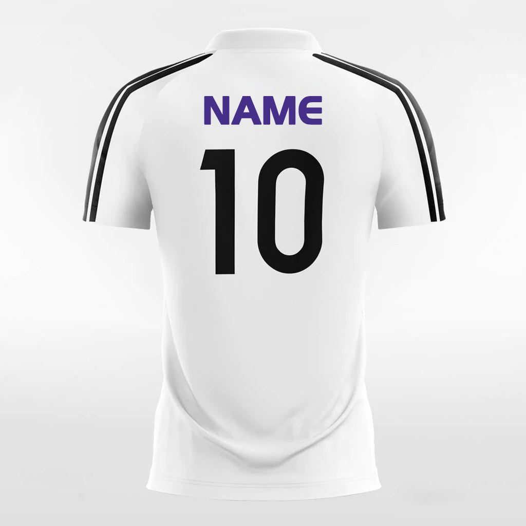 Classic White - Customized Men's Sublimated Football Jersey