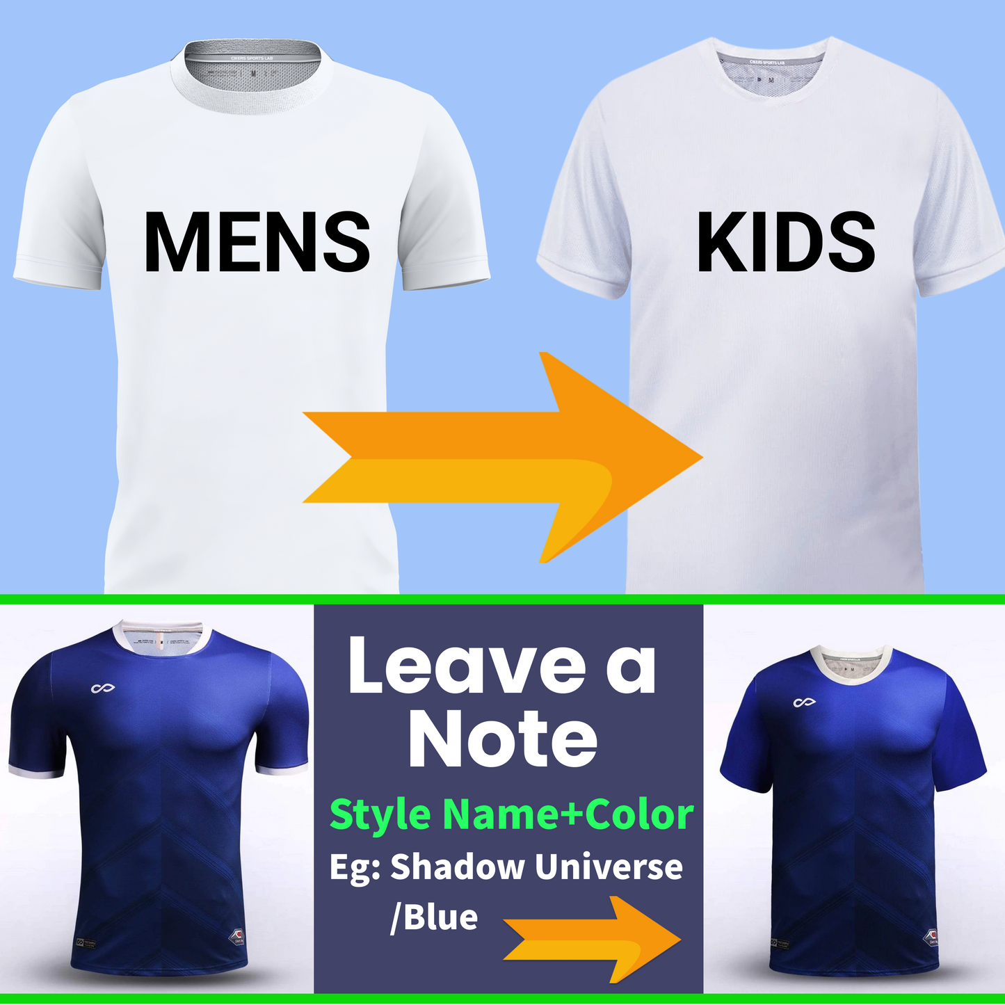 Any Style of Men's - Customized Kid's Sublimated Football Jersey