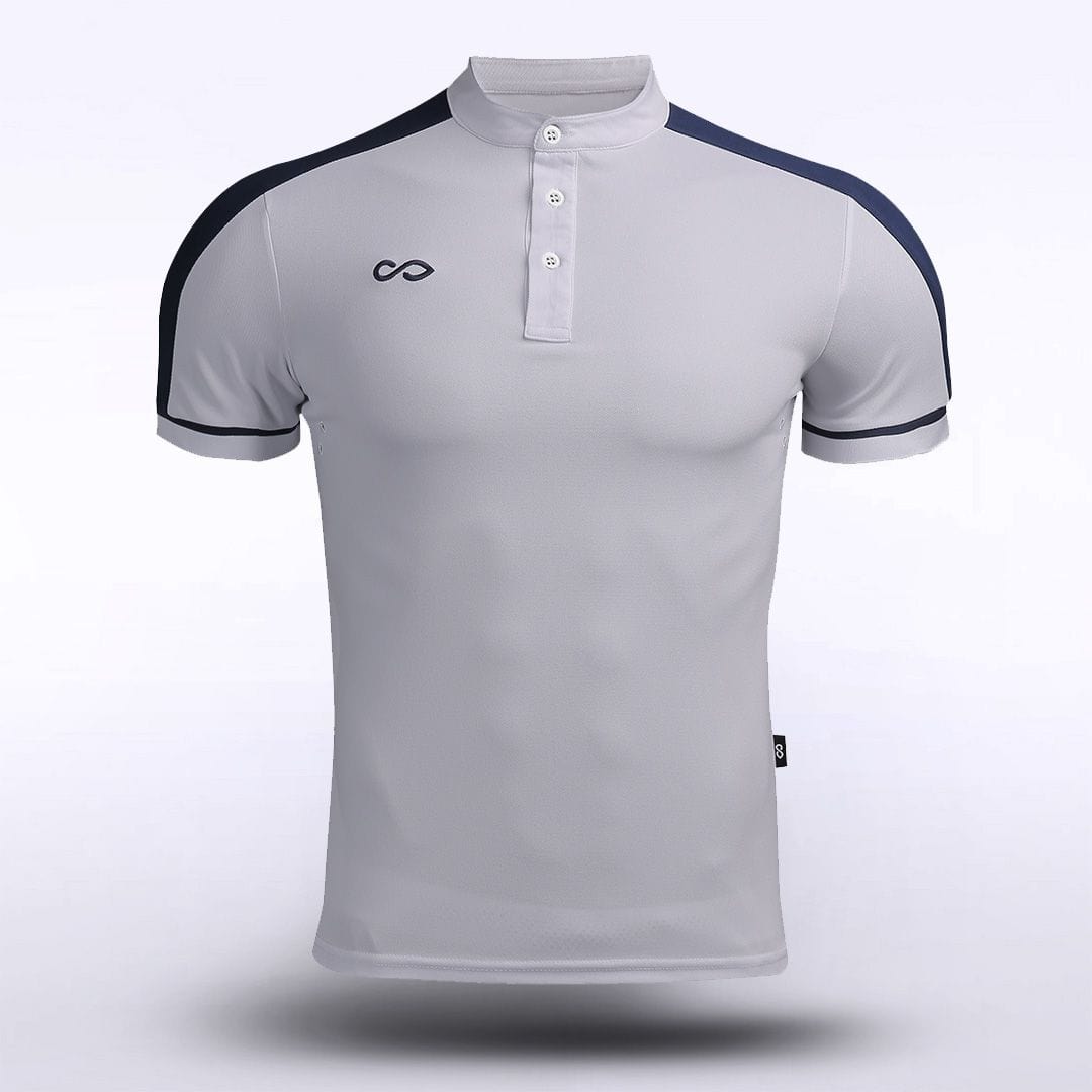 Adult Stand Collar Polo Shirt