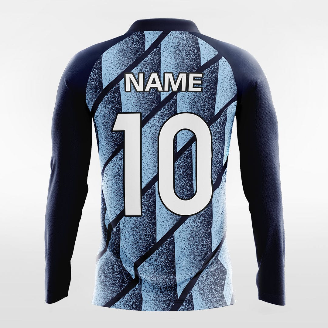 Roll Film - Customized Men's Sublimated Long Sleeve Football Jersey