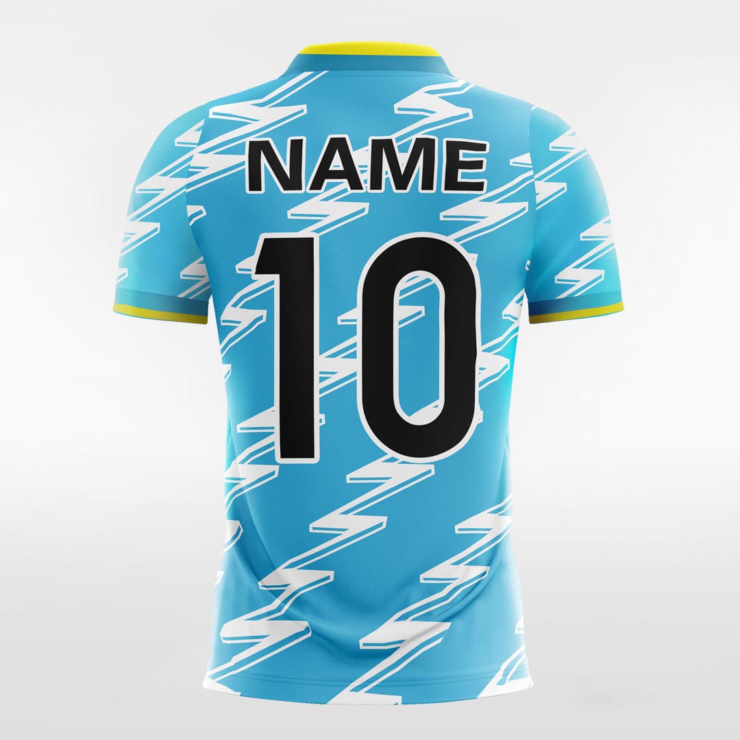 Water Ripple - Customized Men's Sublimated Football Jersey