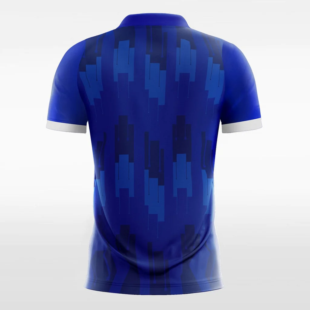 Blue Mosaic - Customized Men's Sublimated Football Jersey