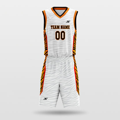 Tiger stripes - Customized Sublimated Basketball Set