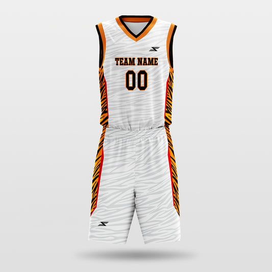 Tiger stripes - Customized Sublimated Basketball Set