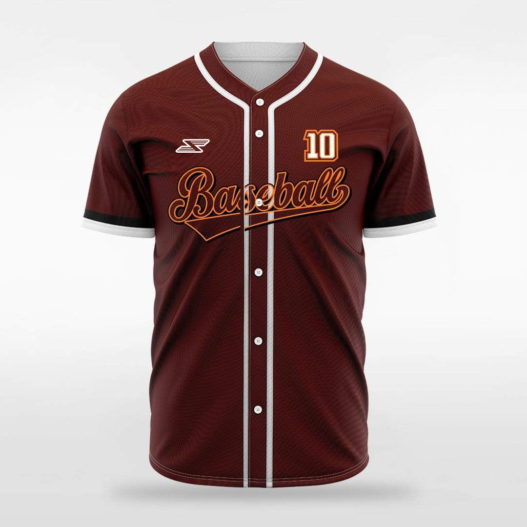 Classic Colors -  Customized Men's Sublimated Full-Button Baseball Jersey