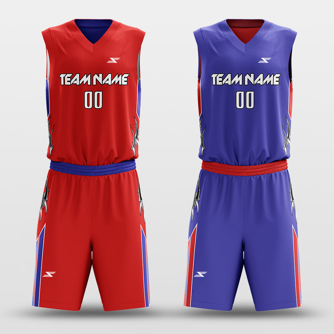 Raptors - Customized Reversible Sublimated Basketball Set