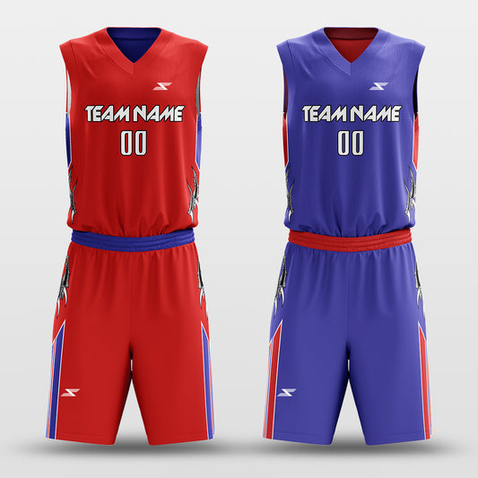 Raptors - Customized Reversible Sublimated Basketball Set