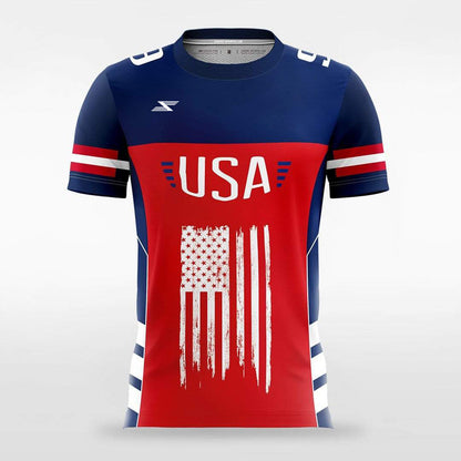 Steel Man - Customized Men's Sublimated Football Jersey