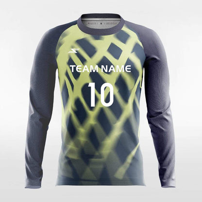 Light and Shadow ¢ò - Customized Men's Sublimated Long Sleeve Football Jersey
