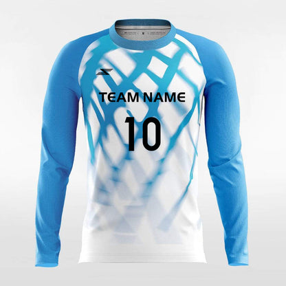 Light and Shadow ¢ò - Customized Men's Sublimated Long Sleeve Football Jersey