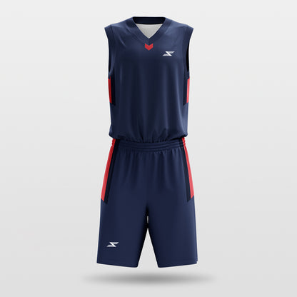 Captain America  -Customized Sublimated Basketball Set