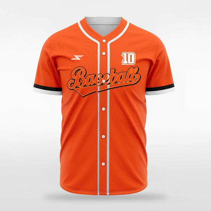 Hip Colors -  Customized Men's Sublimated Full-Button Baseball Jersey