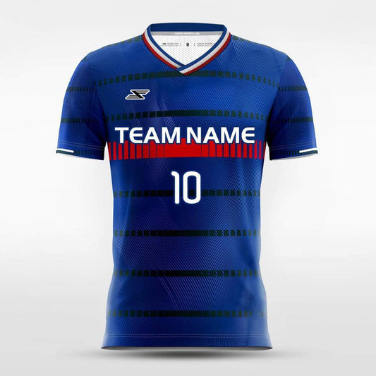 Team France - Customized Men's Sublimated Football Jersey