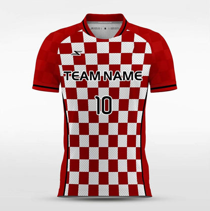 Cardinal - Customized Men's Sublimated Football Jersey