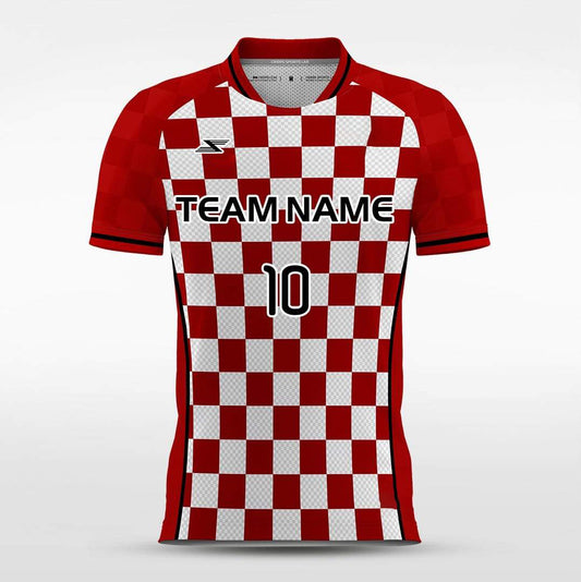 Cardinal - Customized Men's Sublimated Football Jersey