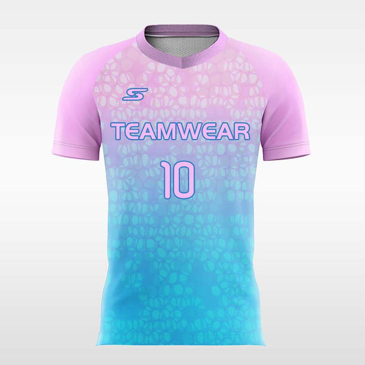 Cherry-Blossom-Customized Men's Sublimated Football Jersey