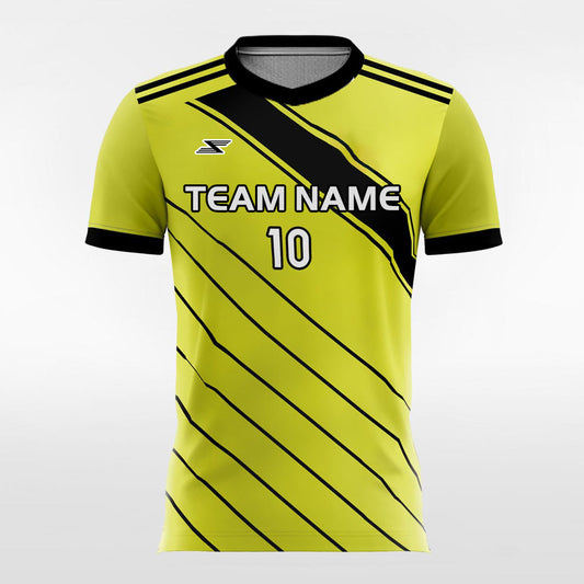 Yellow Sand - Customized Men's Sublimated Football Jersey