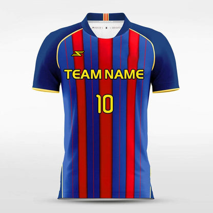 Catalonia - Customized Men's Sublimated Football Jersey
