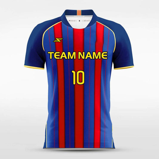 Catalonia - Customized Men's Sublimated Football Jersey