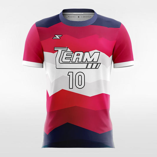 Submarine Volcano - Customized Men's Sublimated Football Jersey